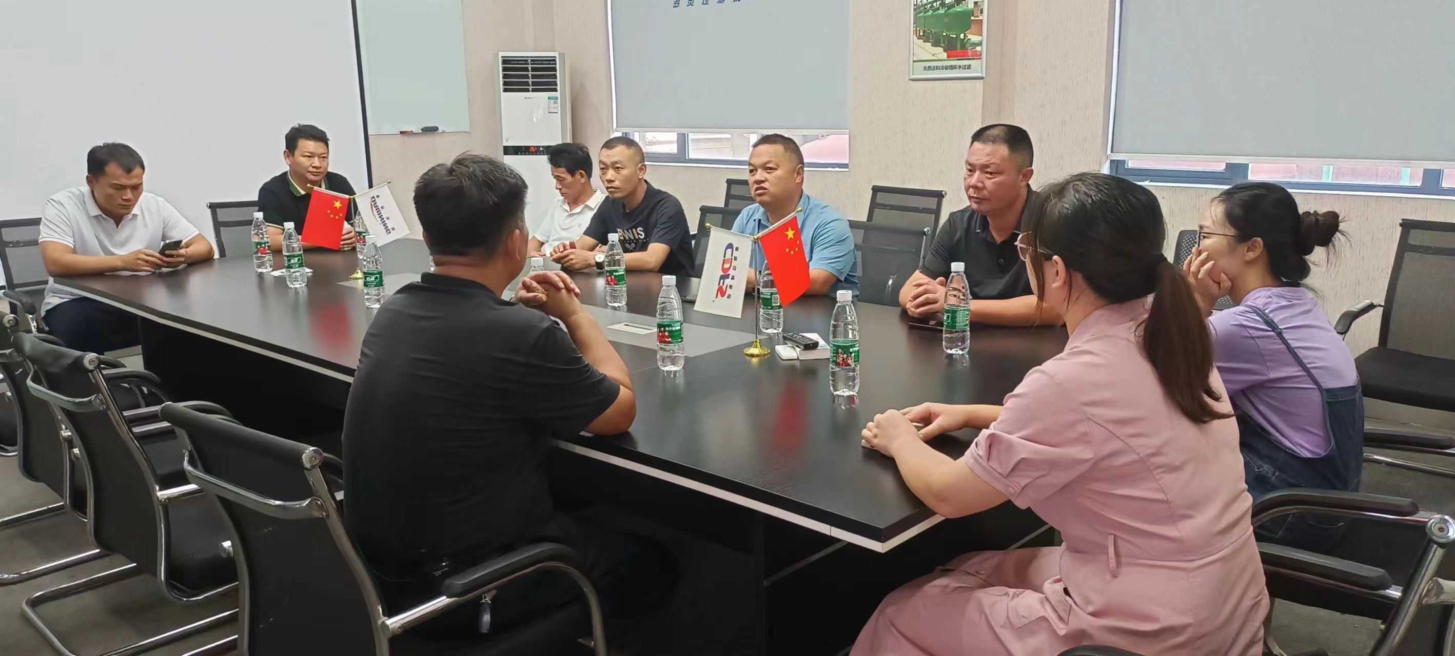 汨羅人大代表一行考察多靈過濾系統科技園，確保安全生產